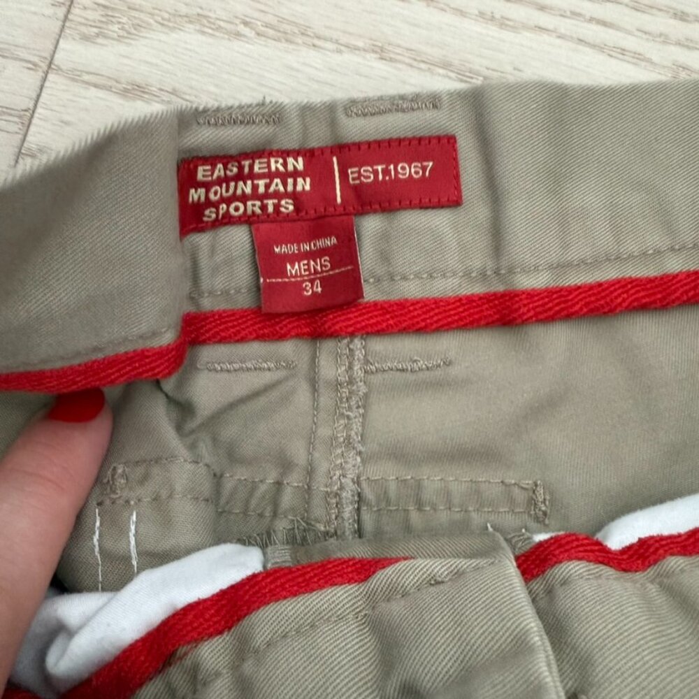 EMS Eastern Mountain Sports Bermuda Shorts Khaki size 34 13" long - Picture 10 of 11